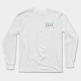 Chicago Flag Skyline Windy City Long Sleeve T-Shirt